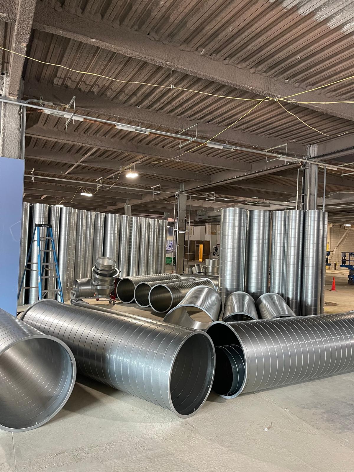 New ductwork installation in New Jersey