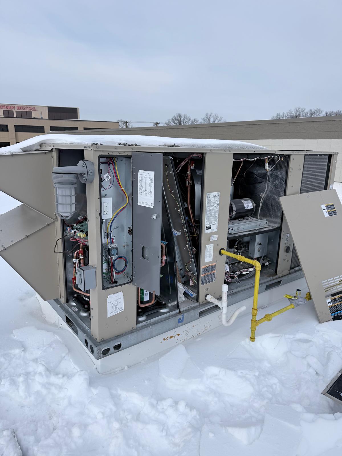 HVAC installation in a New Jersey home